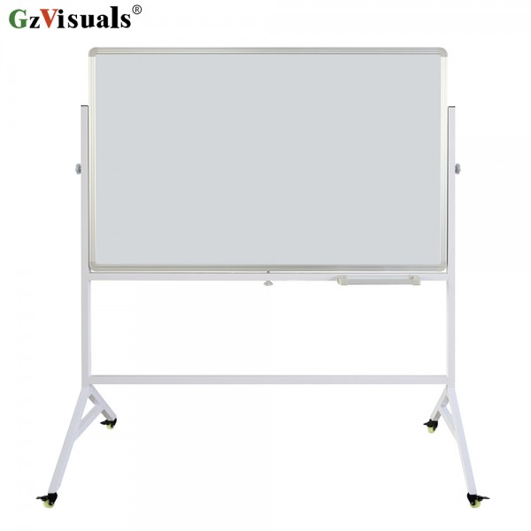 Gzvisuals Mobile Magnetic Whiteboard, Double sided (A3030)