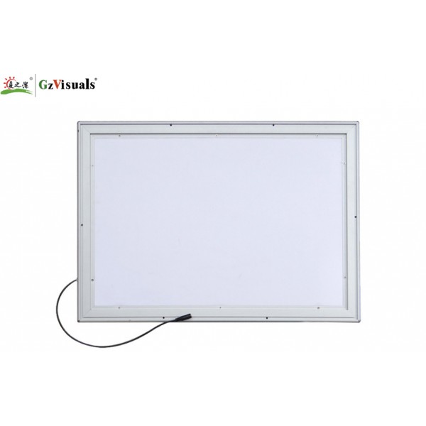 Gzvisuals Ultra-thin Snap Open Poster Light Box, Aluminum Frame Lightbox (CLED25)