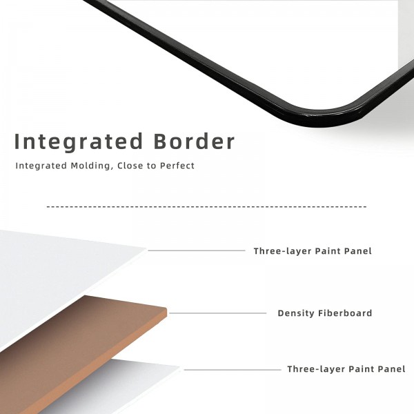 Gzvisuals Magnetic Dry Erase Lapboard, Double Sided Portable Whiteboard (XBB-A3)