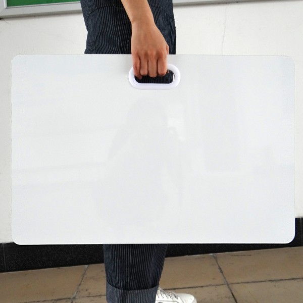 Gzvisuals Magnetic Dry Erase Lapboard, Double Sided Portable Whiteboard (ST10)