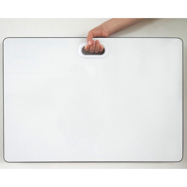 Gzvisuals Magnetic Dry Erase Lapboard, Double Sided Portable Whiteboard (ST10)