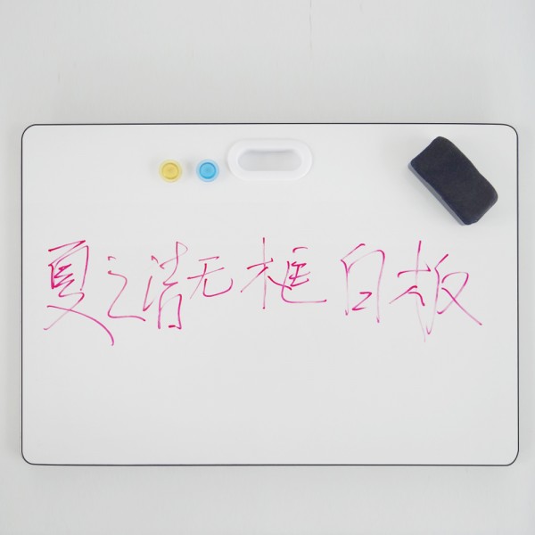 Gzvisuals Magnetic Dry Erase Lapboard, Double Sided Portable Whiteboard (ST10)