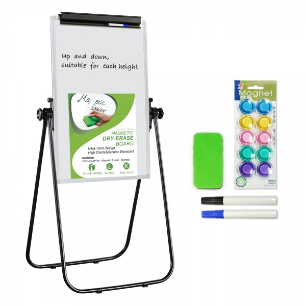 Gzvisual U-SHAPE COLLAPASIBLE magnetic dry erased board (UX6090)