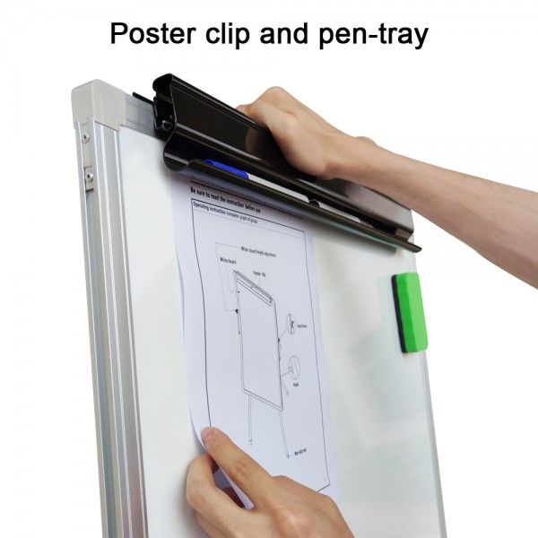 Gzvisual U-SHAPE COLLAPASIBLE magnetic dry erased board (UX6090)